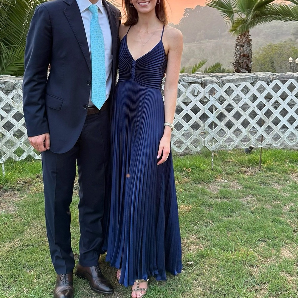 A.L.C. Navy Blue Maxi Dress